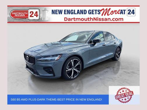 Thunder Gray Metallic 2024 Volvo S60 B5 Plus Dark Theme