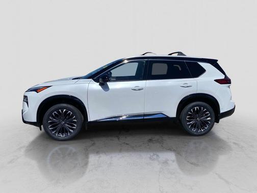 White / Black 2026 Nissan Rogue Platinum