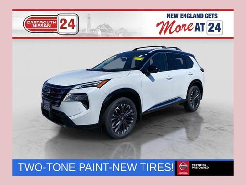 White / Black 2026 Nissan Rogue Platinum