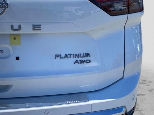 White / Black 2026 Nissan Rogue Platinum