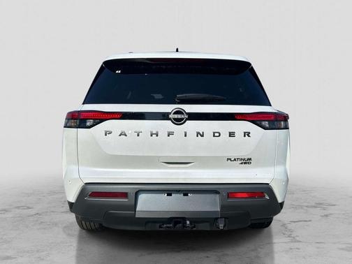 White Pearl 2026 Nissan Pathfinder Platinum