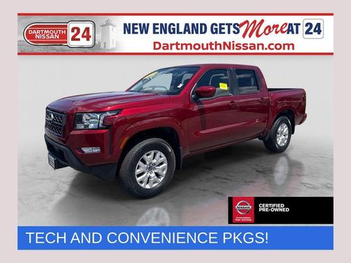 Cardinal Red Metallic 2024 Nissan Frontier SV