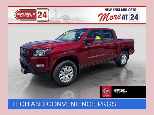 Cardinal Red Metallic 2024 Nissan Frontier SV