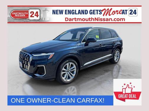 Waitomo Blue Metallic 2025 Audi Q7 55 Premium Plus