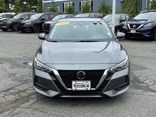 Gun Metallic 2021 Nissan Sentra SV