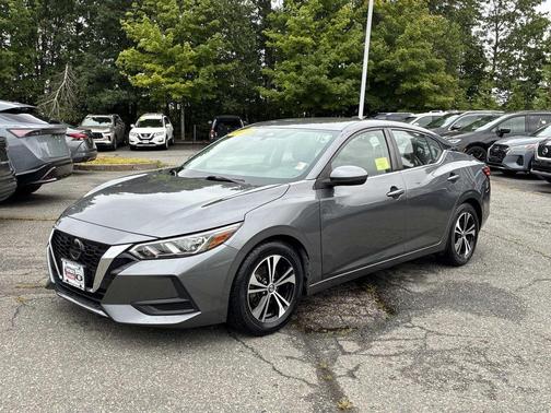 Gun Metallic 2021 Nissan Sentra SV