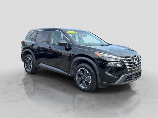 Black 2025 Nissan Rogue SV
