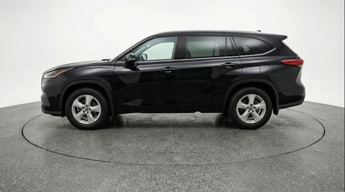Midnight Black Metallic 2025 Toyota Highlander LE