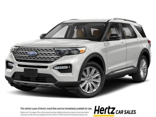Oxford White 2023 Ford Explorer Limited