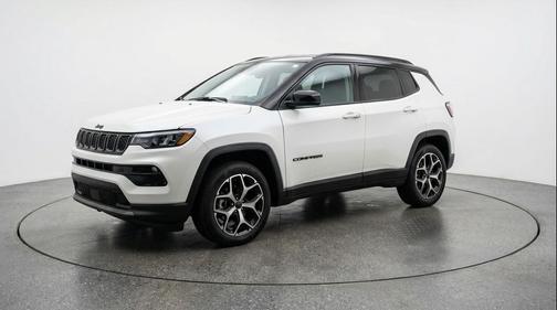 Bright White Clearcoat 2025 Jeep Compass Limited