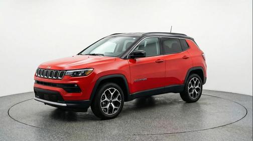 Red Hot Pearlcoat 2025 Jeep Compass Limited