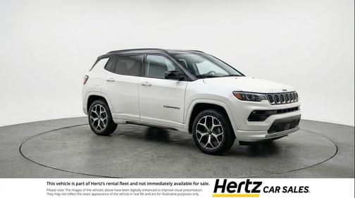 Bright White Clearcoat 2025 Jeep Compass Limited