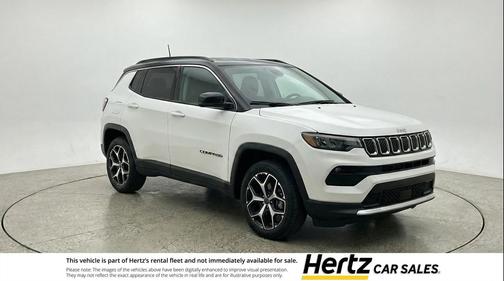 Bright White Clearcoat 2025 Jeep Compass Limited
