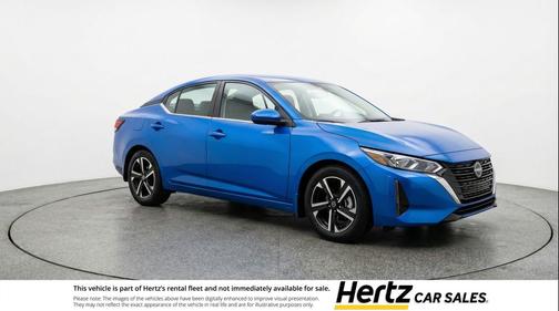 Electric Blue Metallic 2025 Nissan Sentra SV