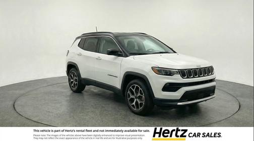 Bright White Clearcoat 2025 Jeep Compass Limited