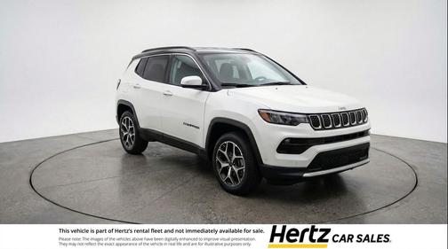 Bright White Clearcoat 2025 Jeep Compass Limited