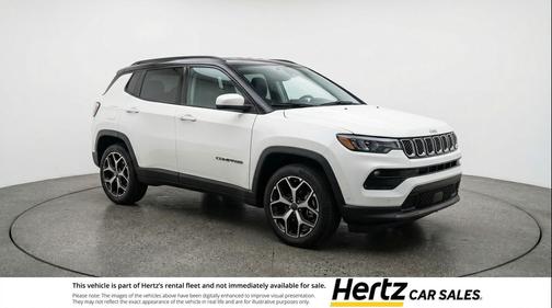 Bright White Clearcoat 2025 Jeep Compass Limited