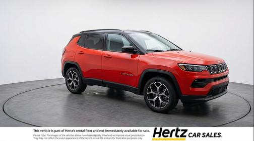 Red Hot Pearlcoat 2025 Jeep Compass Limited