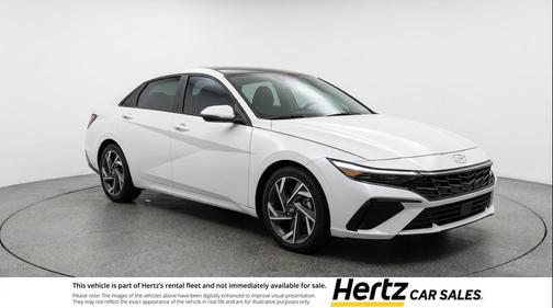 Serenity White 2025 Hyundai ELANTRA SEL