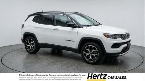 Bright White Clearcoat 2025 Jeep Compass Limited