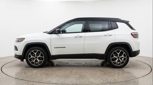Bright White Clearcoat 2025 Jeep Compass Limited