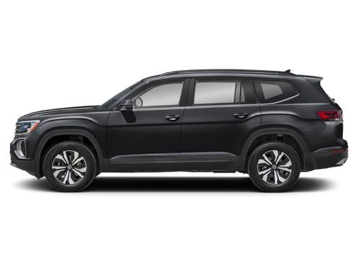 Deep Black Pearl 2025 Volkswagen Atlas 2.0T SE w/Technology