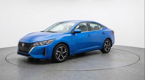 Electric Blue Metallic 2025 Nissan Sentra SV