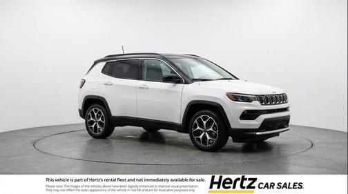 Bright White Clearcoat 2025 Jeep Compass Limited