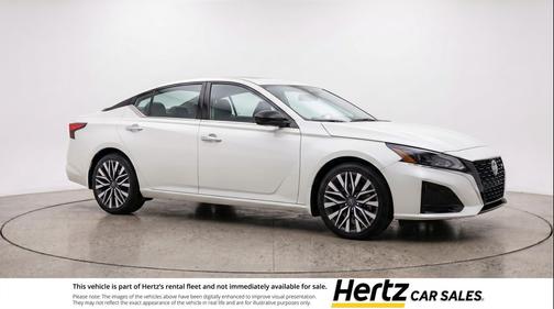 Glacier White 2025 Nissan Altima SV FWD