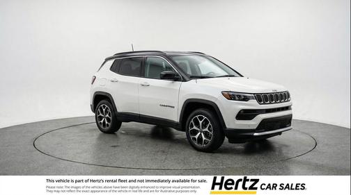 Bright White Clearcoat 2025 Jeep Compass Limited