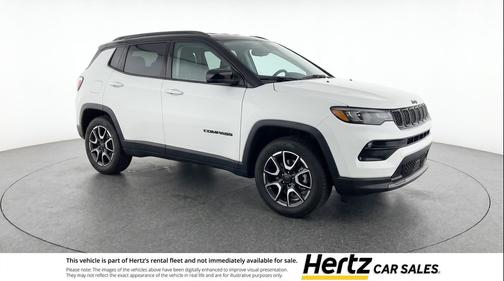 Bright White Clearcoat 2025 Jeep Compass Trailhawk