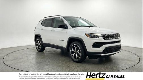 Bright White Clearcoat 2025 Jeep Compass Limited