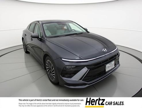 Portofino Gray 2025 Hyundai SONATA Hybrid SE