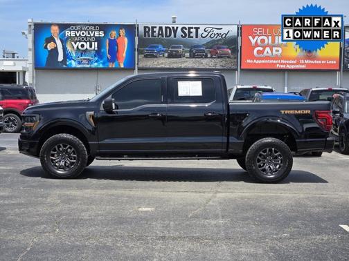 AGATE BLACK METALLIC 2024 Ford F-150 TREMOR