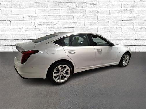 Crystal White Tri-Coat 2025 Cadillac CT5 Premium Luxury