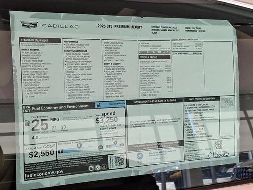 2025 Cadillac CT5 Premium Luxury