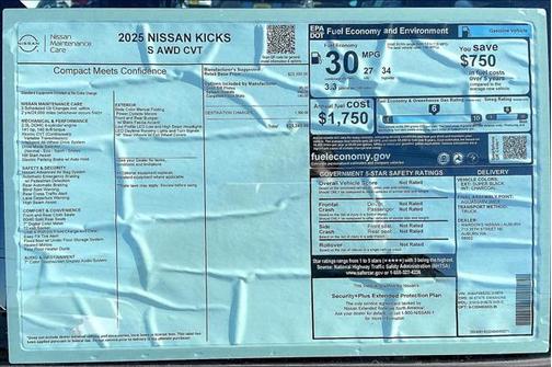2025 Nissan Kicks S