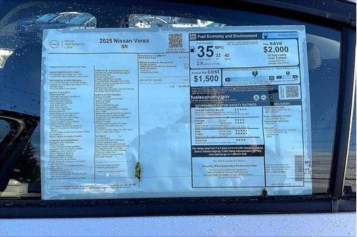2025 Nissan Versa 1.6 S