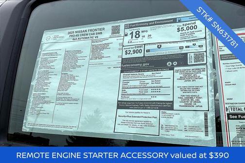 2025 Nissan Frontier PRO-4X