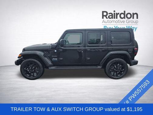 Black Clearcoat 2023 Jeep Wrangler 4xe Sahara
