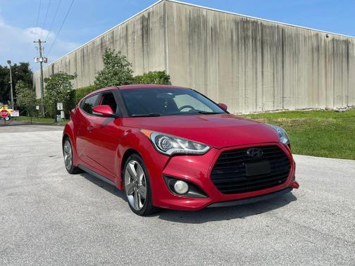 Boston Red Metallic 2014 Hyundai Veloster Turbo