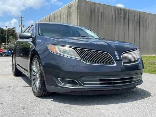Blue 2013 Lincoln MKS Base