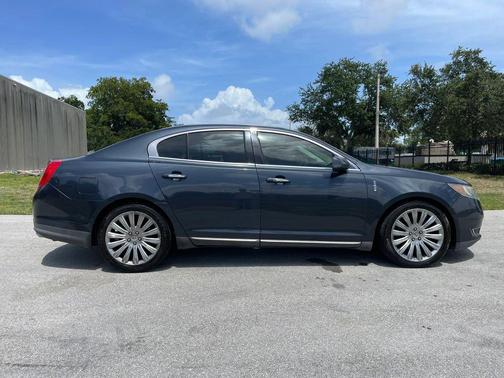 Blue 2013 Lincoln MKS Base