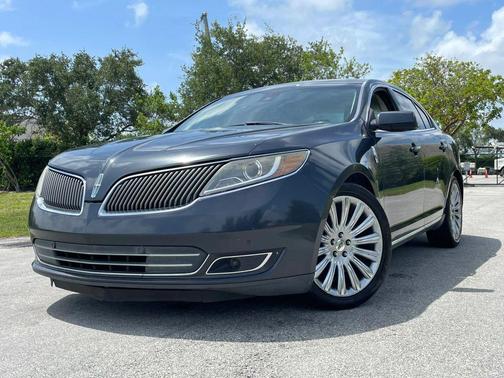 Blue 2013 Lincoln MKS Base