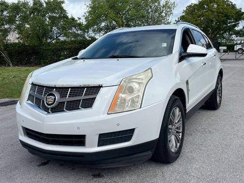 White 2012 Cadillac SRX Luxury Collection