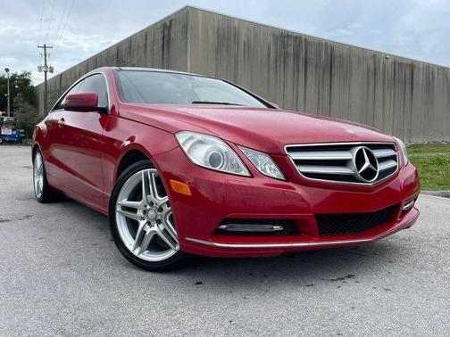 Mars Red 2013 Mercedes-Benz E-Class E 350 Coupe 2D