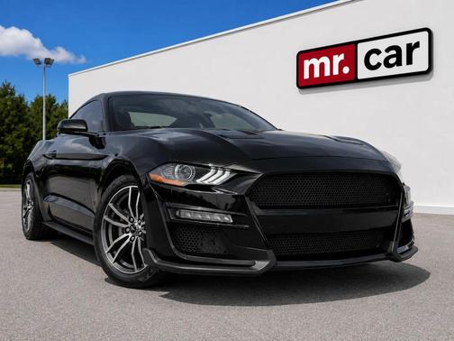 Shadow Black 2018 Ford Mustang EcoBoost