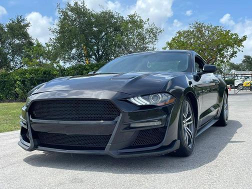 Shadow Black 2018 Ford Mustang EcoBoost