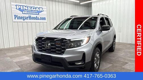 Lunar Silver Metallic 2023 Honda Passport AWD TrailSport