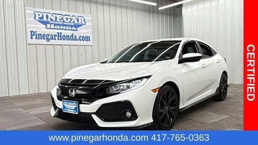 White Orchid Pearl 2017 Honda Civic Sport